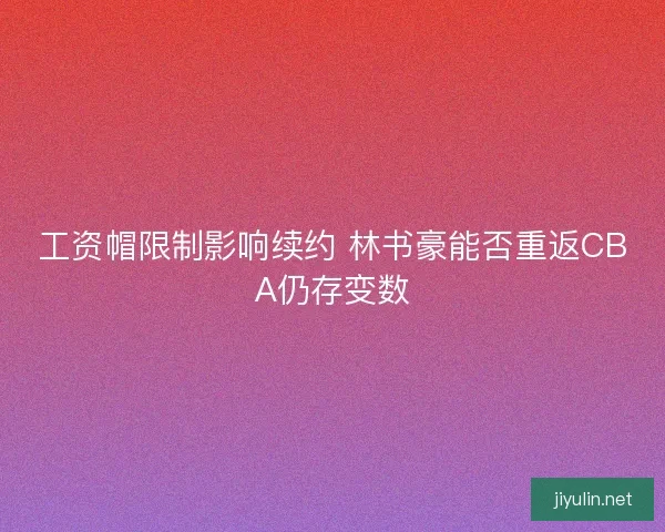 工资帽限制影响续约 林书豪能否重返CBA仍存变数